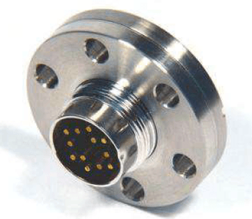 DN63CF FLANGE 2 X 19 PIN CIRCULAR MINIATURE FEEDTHROUGHS