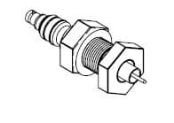 COAXIAL, BNC, 1 PIN, FLOATING SHIELD, 1