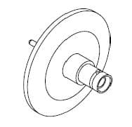 COAXIAL, SHV-5, 1 PIN, GROUNDED SHIELD, EXPOSED, QF40, NO CONNECTOR