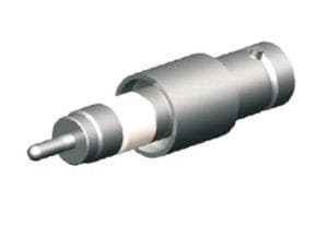 COAXIAL, SHV-5, 1 PIN, GROUNDED SHIELD, EXPOSED, WELD, NO CONNECTOR