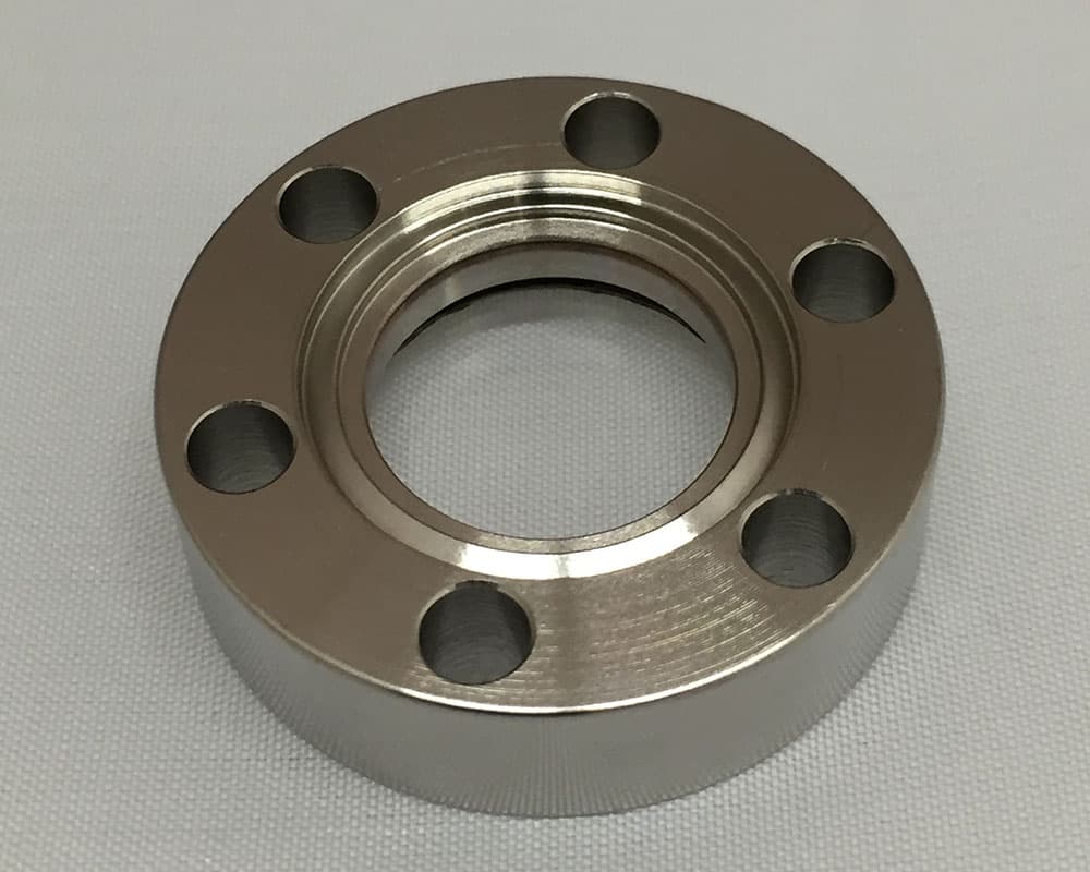 VIEWPORT, FUSED SILICA, DUV, NON-MAGNETIC, 0.6 VIEW, 133CF