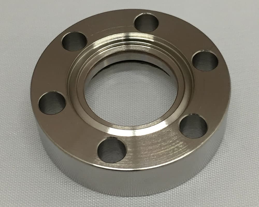 VIEWPORT, FUSED SILICA, UV, NON-MAGNETIC, 0.6 VIEW, 133CF