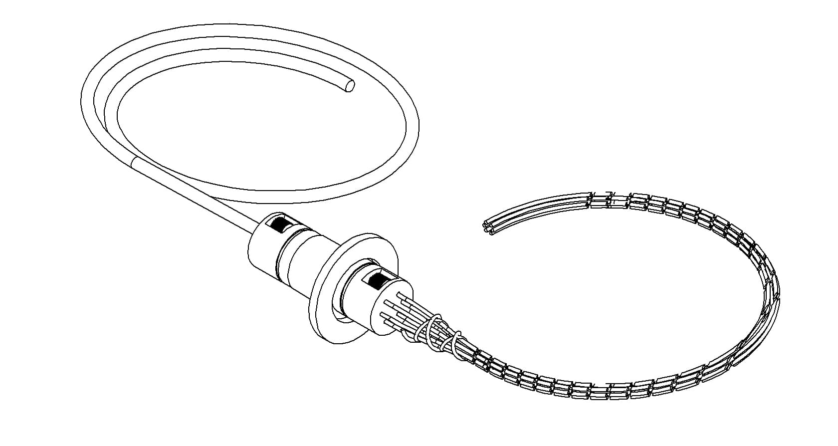 MULTIPIN, TYPE-C, 9 PIN, QF16, w/ AIR & UHV CABLES 제품 이미지