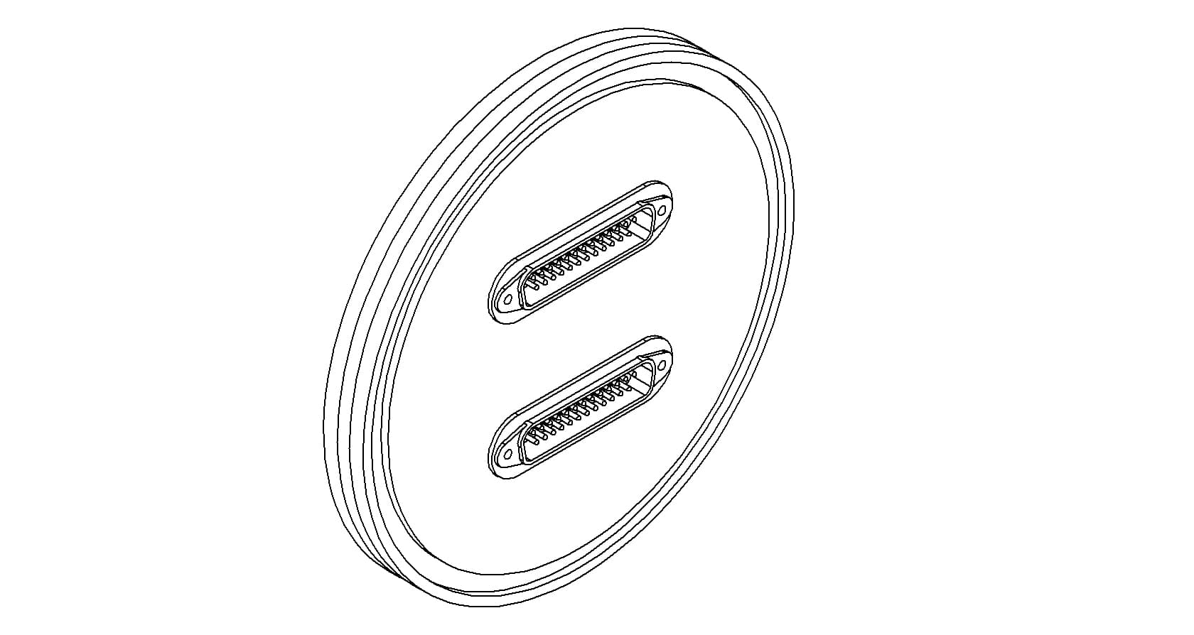 MULTIPIN, TYPE-D, 500V, 5A, 2 x 25 PIN, ISO100