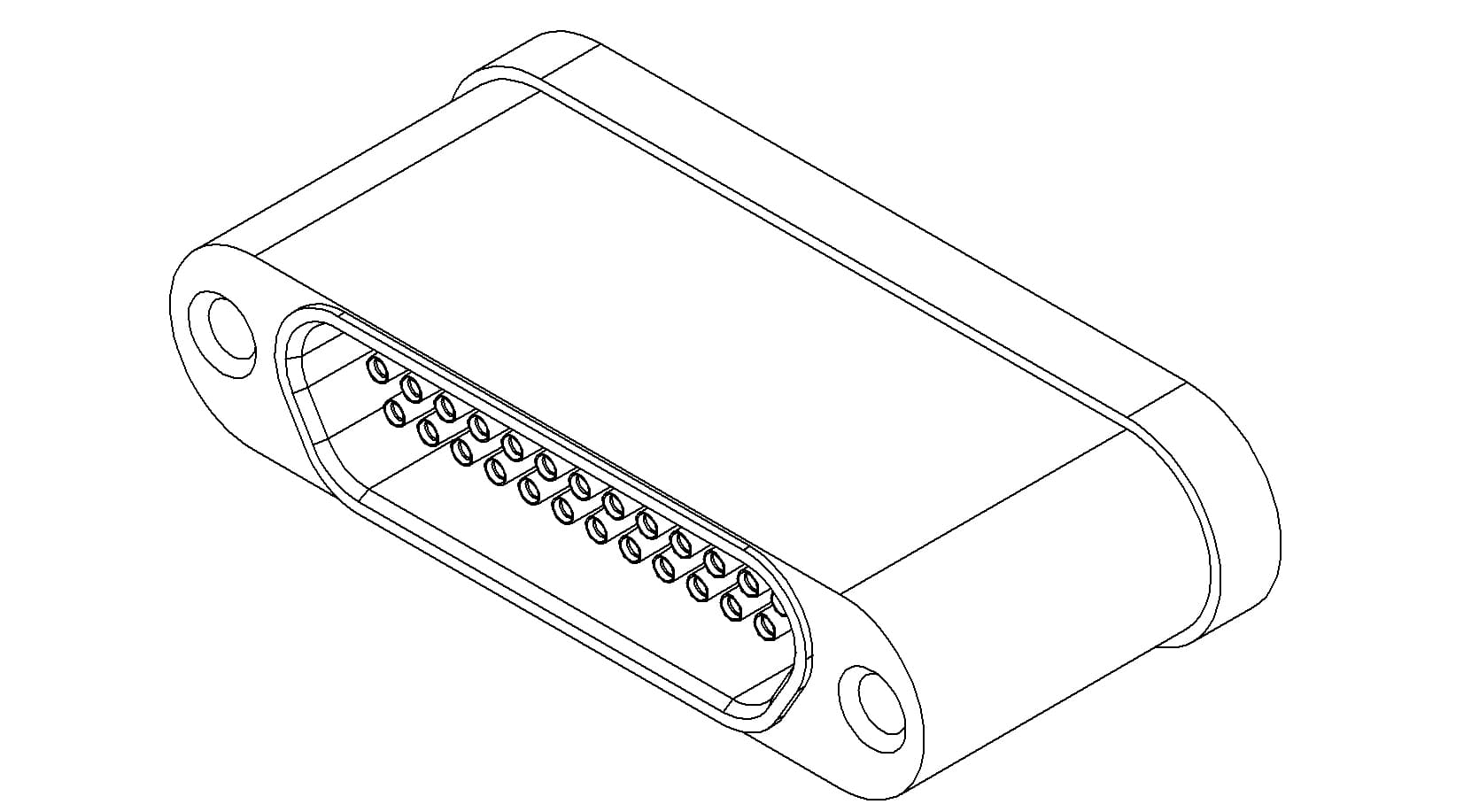 MULTIPIN, MICRO-D, 300V, 10A, 25 PIN, WELD 제품 이미지