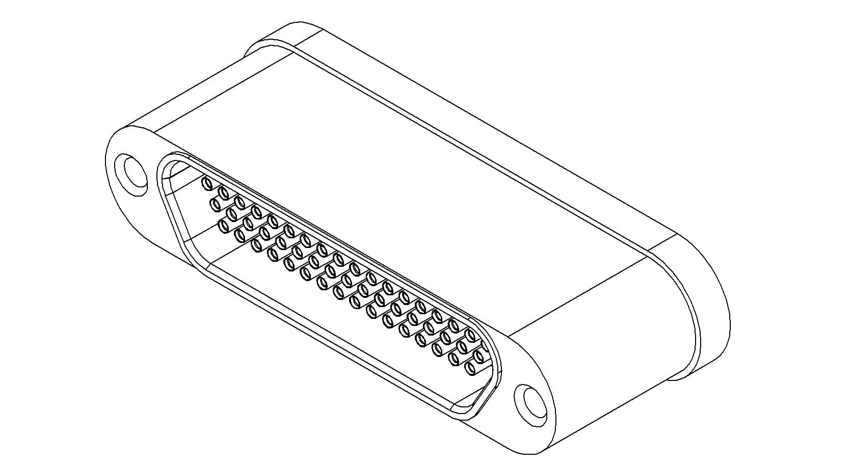 MULTIPIN, MICRO-D, 300V, 10A, 51 PIN, WELD