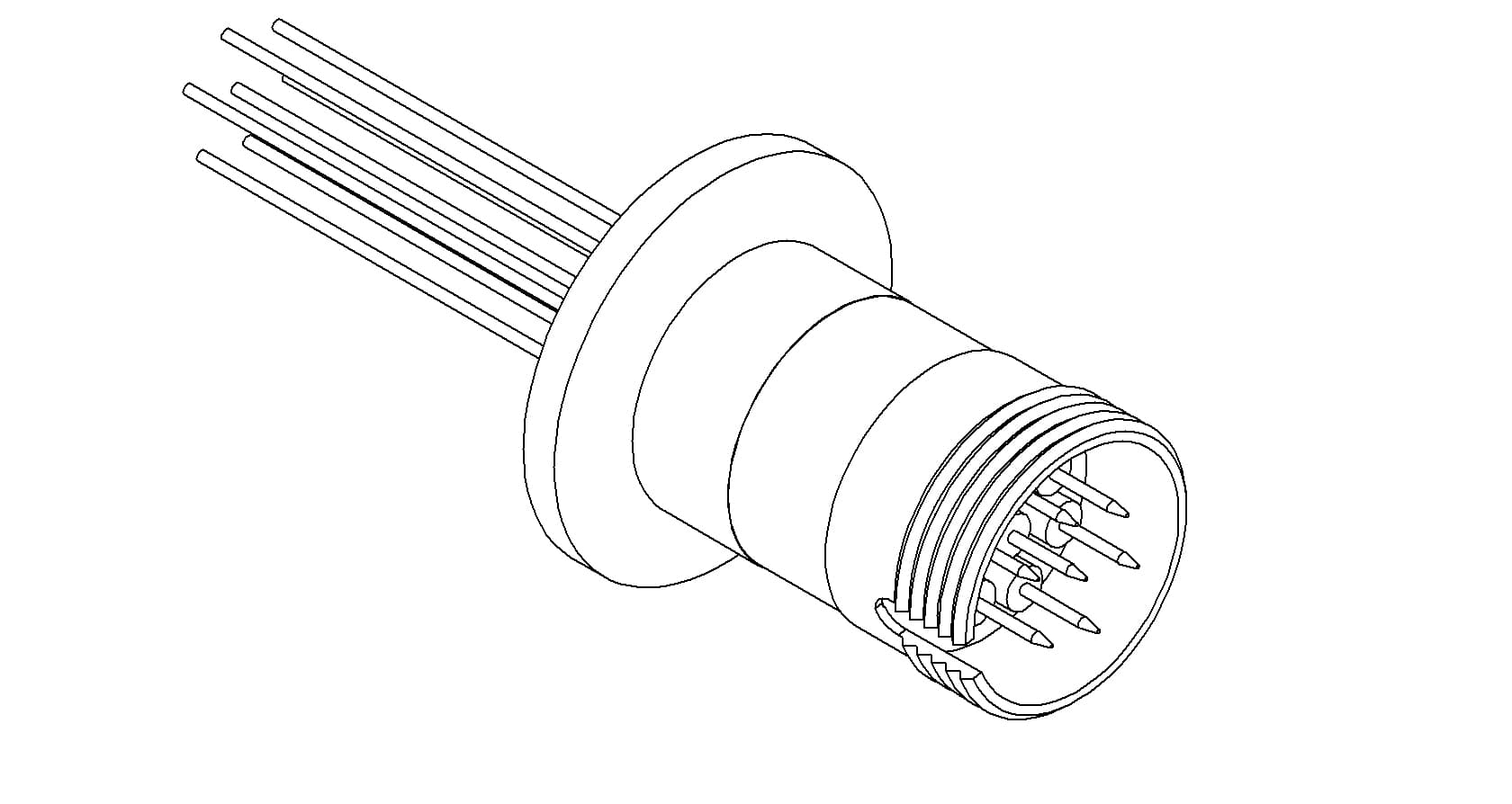 MULTIPIN, 7 PIN, 500V, 3.5A, QF16