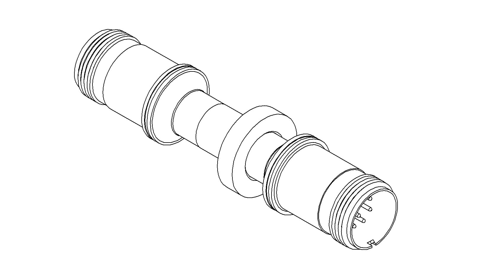MULTIPIN, 10 PIN, 700V, 10A, DOUBLE-ENDED, WELD