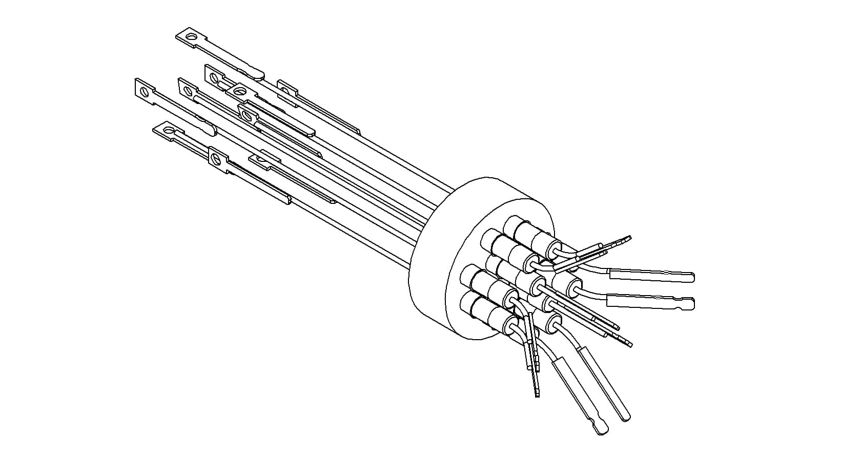 THERMOCOUPLE, TYPE C, 5 PAIR, CONNECTOR, WELD 제품 이미지