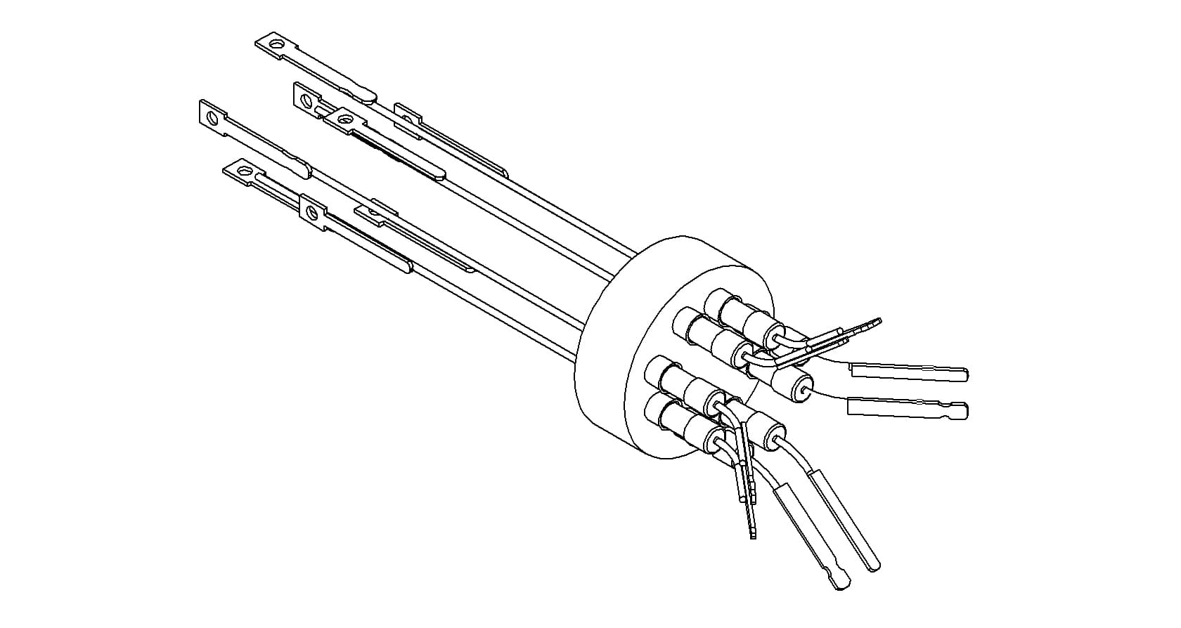 THERMOCOUPLE, TYPE E, 4 PAIR, CONNECTOR, WELD 제품 이미지