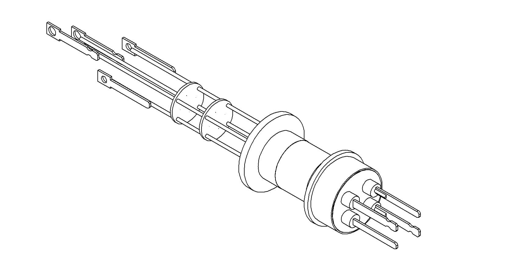 THERMOCOUPLE, TYPE J, 2 PAIR, CONNECTOR, QF16 제품 이미지