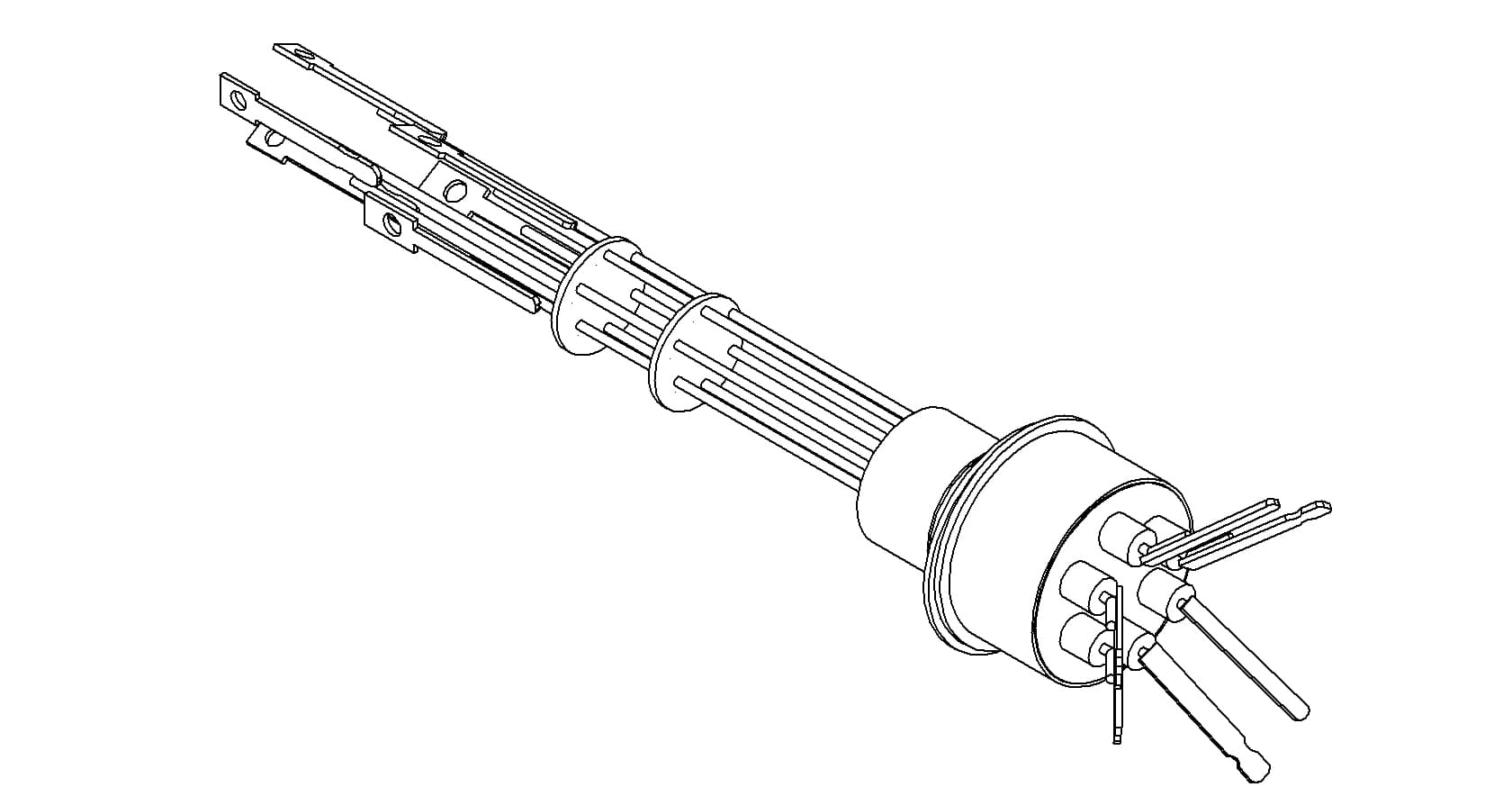 THERMOCOUPLE, TYPE K, 3 PAIR, CONNECTOR, WELD 제품 이미지