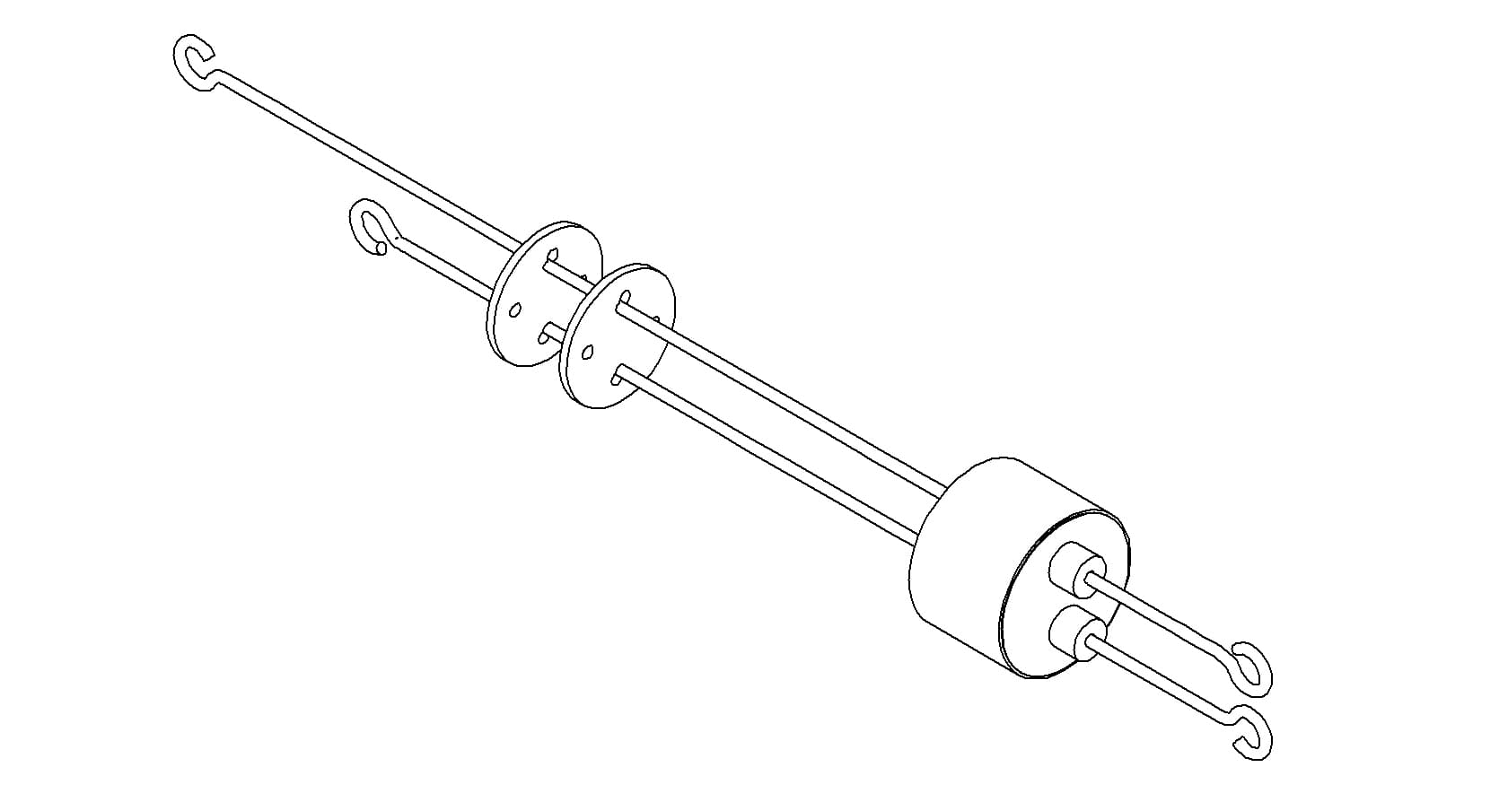THERMOCOUPLE, TYPE N, 1 PAIR, SCREW-TYPE, WELD