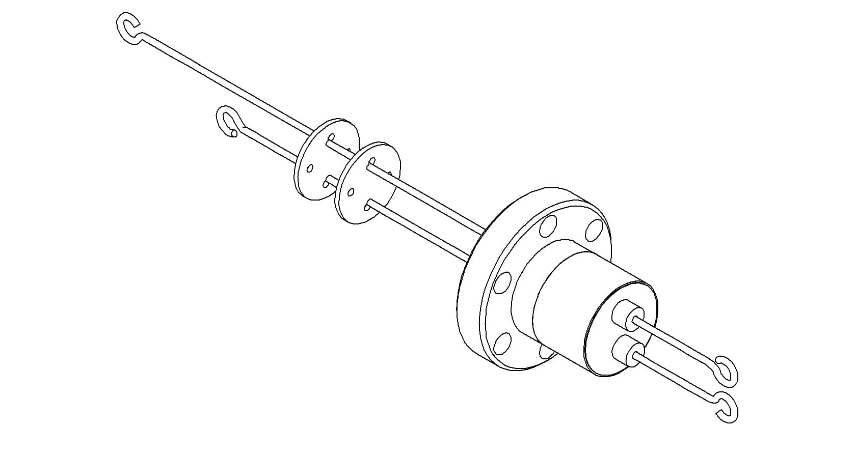 THERMOCOUPLE, TYPE R-S, 1 PAIR, SCREW-TYPE, 133CF