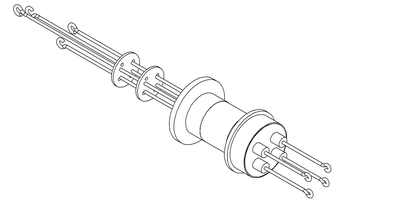 THERMOCOUPLE, TYPE R-S, 2 PAIR, SCREW-TYPE, QF16