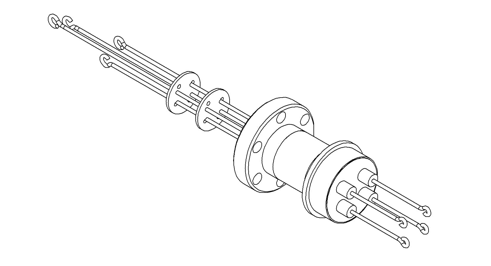 THERMOCOUPLE, TYPE T, 2 PAIR, SCREW-TYPE, 133CF