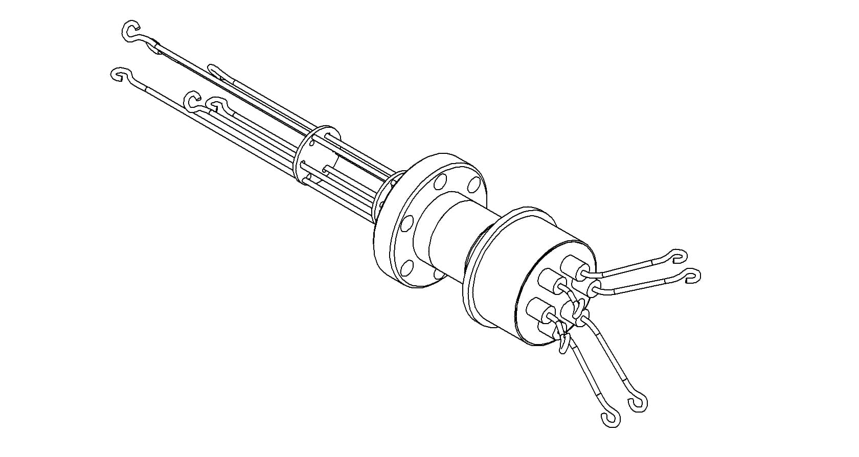 THERMOCOUPLE, TYPE T, 3 PAIR, SCREW-TYPE, 133CF