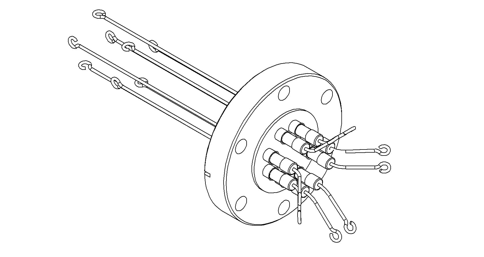 THERMOCOUPLE, TYPE T, 5 PAIR, SCREW-TYPE, 275CF