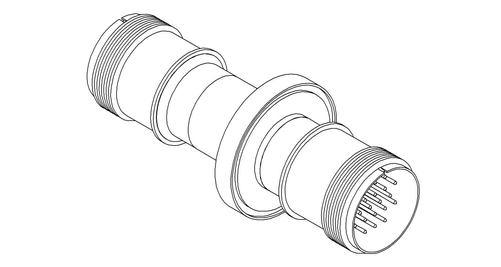 THERMOCOUPLE, TYPE E, 10 PAIR, MS CONNECTOR, DOUBLE ENDED, WELD 제품 이미지