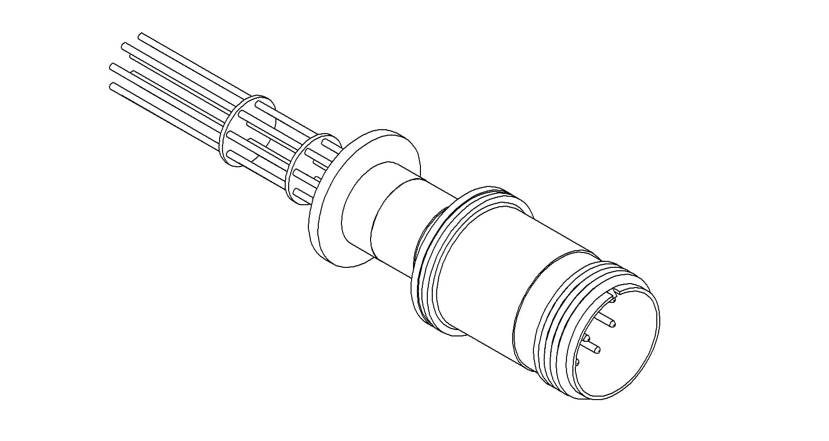 THERMOCOUPLE, TYPE E, 5 PAIR, MS CONNECTOR, QF16 제품 이미지