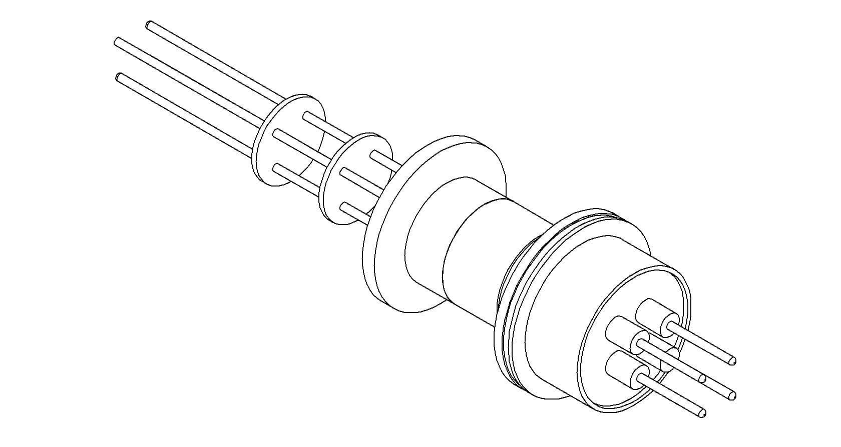 THERMOCOUPLE, TYPE E, 2 PAIR, QF16