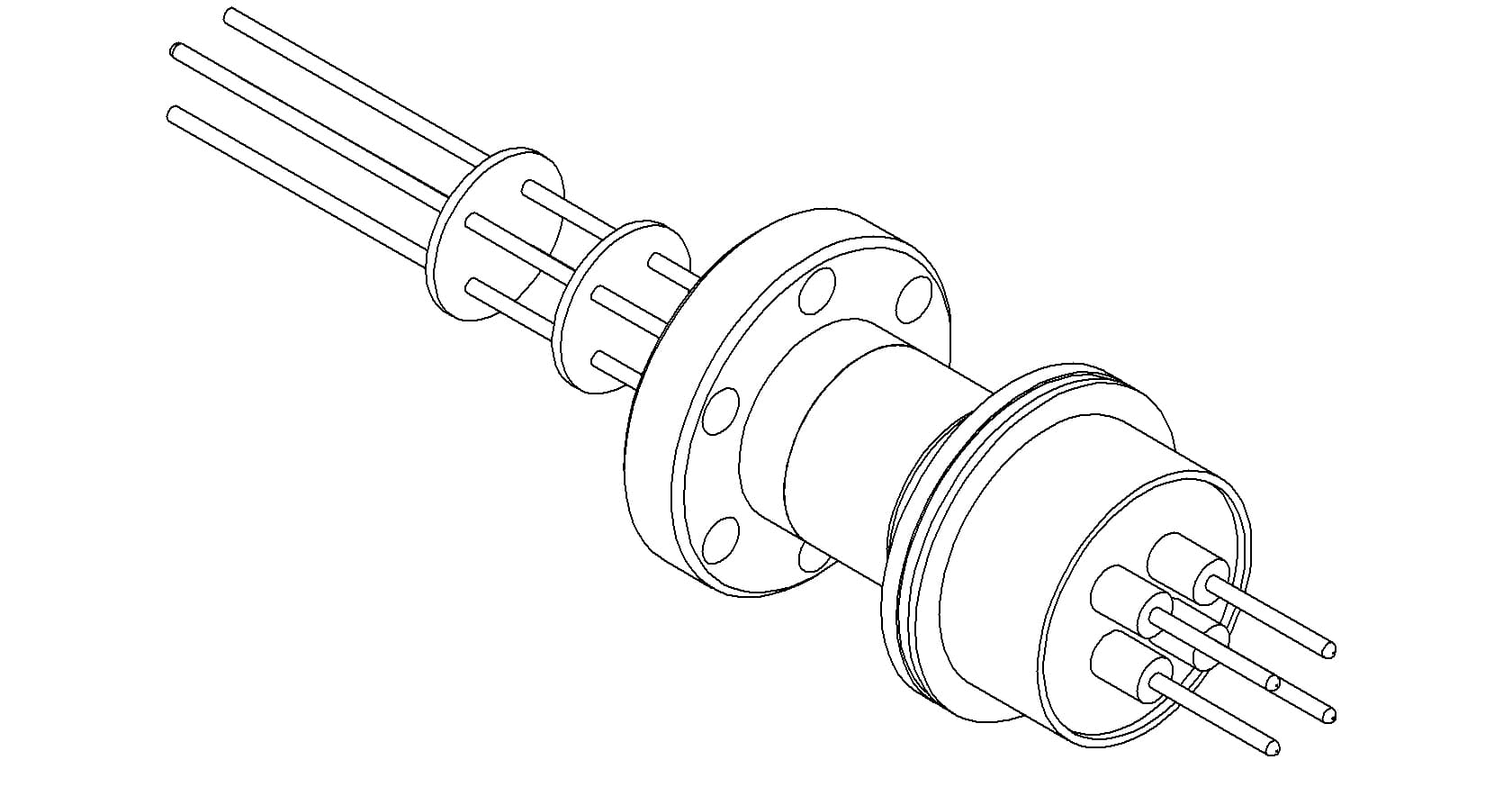 THERMOCOUPLE, TYPE J, 2 PAIR, 133CF