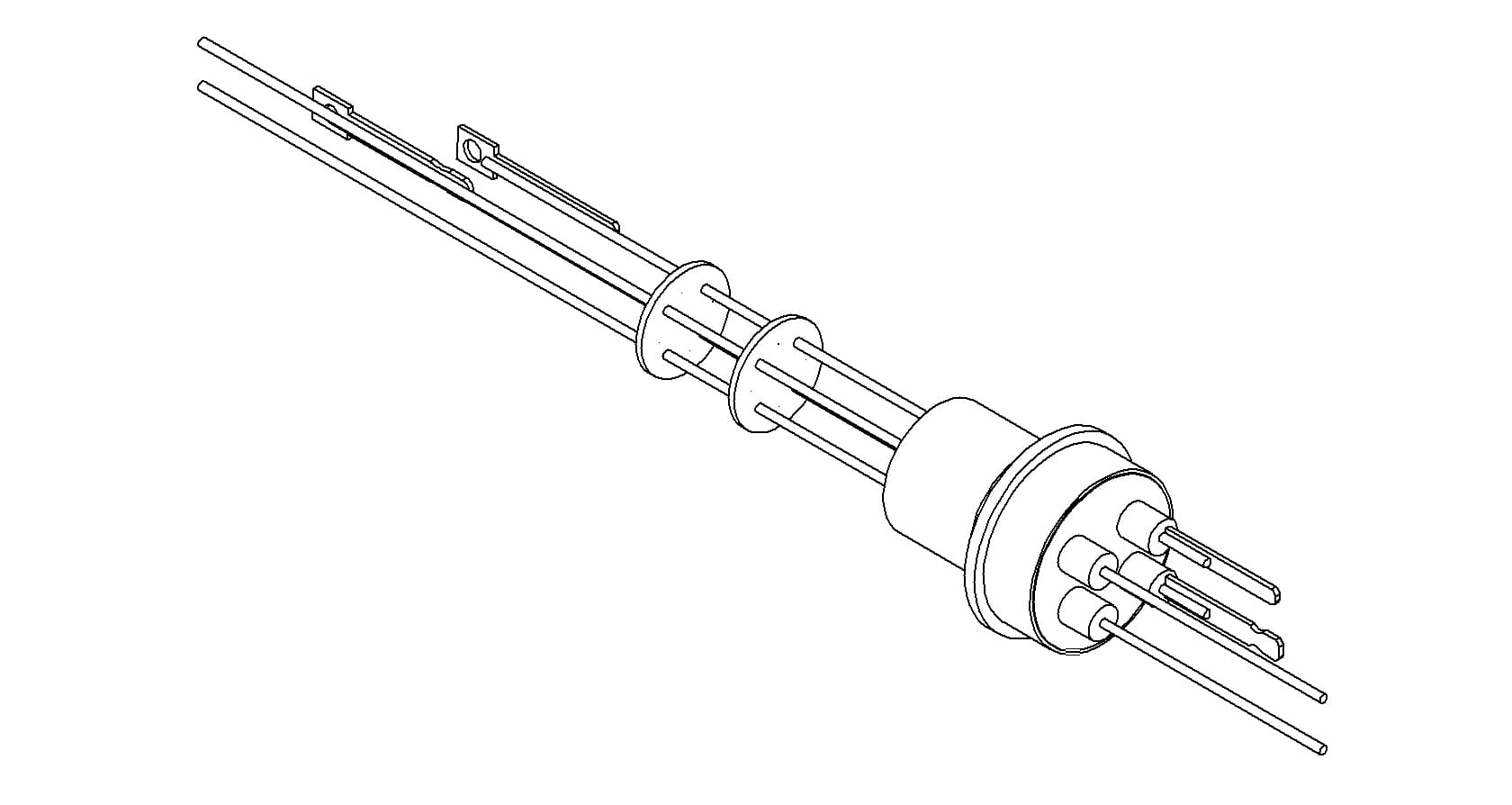 THERMOCOUPLE-POWER, TYPE C, 1 PAIR, 1KV, 5A, 2 PINS, WELD 제품 이미지
