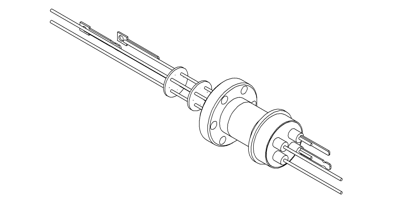 THERMOCOUPLE-POWER, TYPE J, 1 PAIR, 1KV, 15A, 2 PINS, 133CF