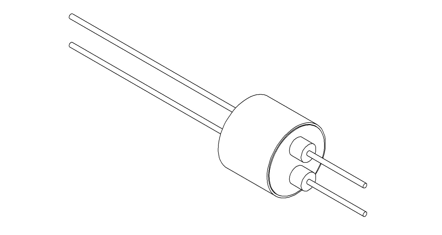 POWER, 500V, 1A, 2PIN, STAINLESS STEEL, WELD 제품 이미지