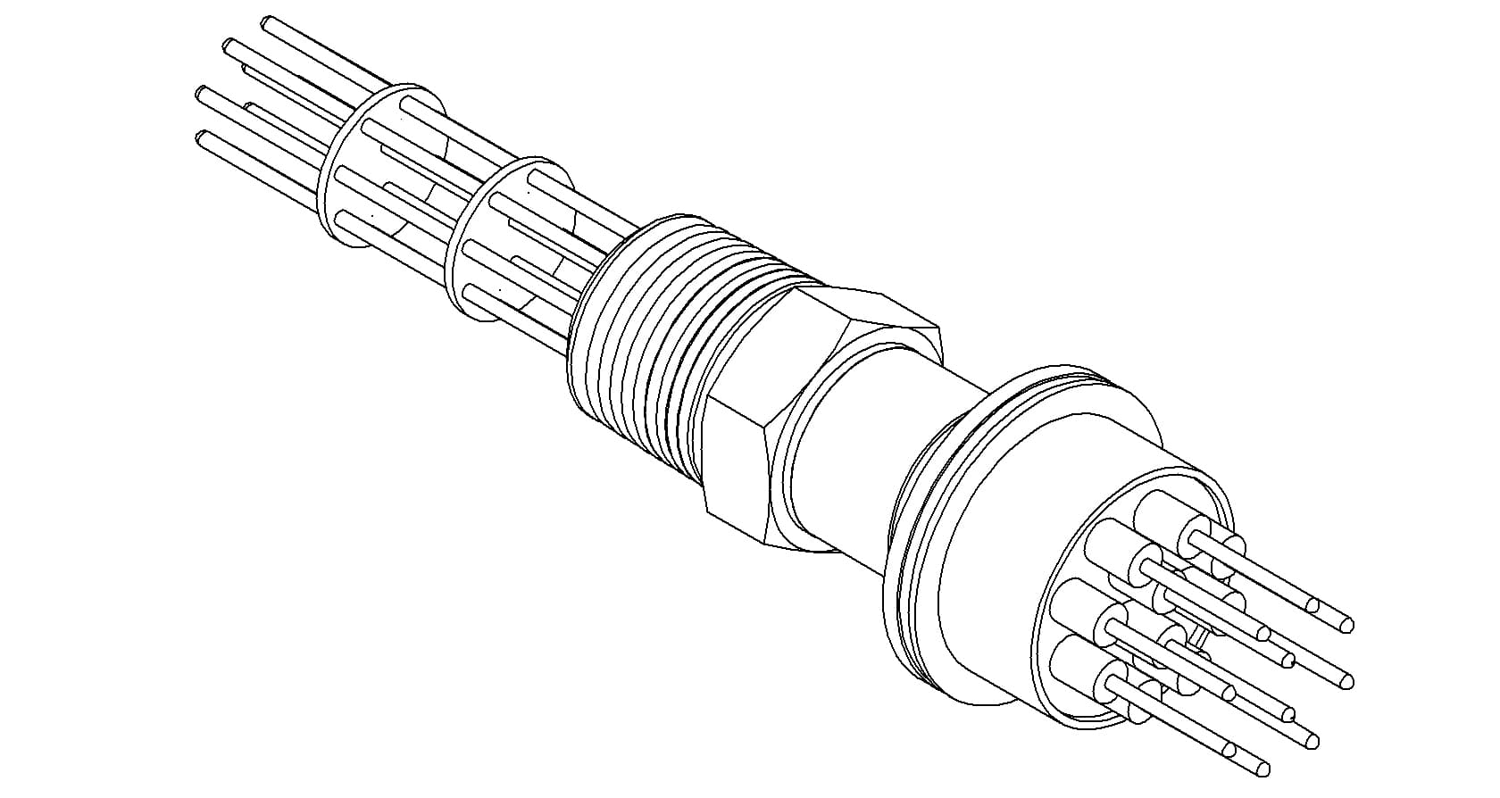 POWER, 2KV, 10A, 10PIN, ALUMEL, 1/2 NPT 제품 이미지