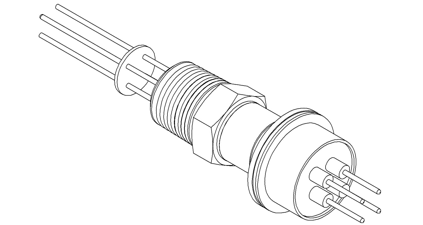 POWER, 2KV, 10A, 4PIN, ALUMEL, 1/2 NPT 제품 이미지