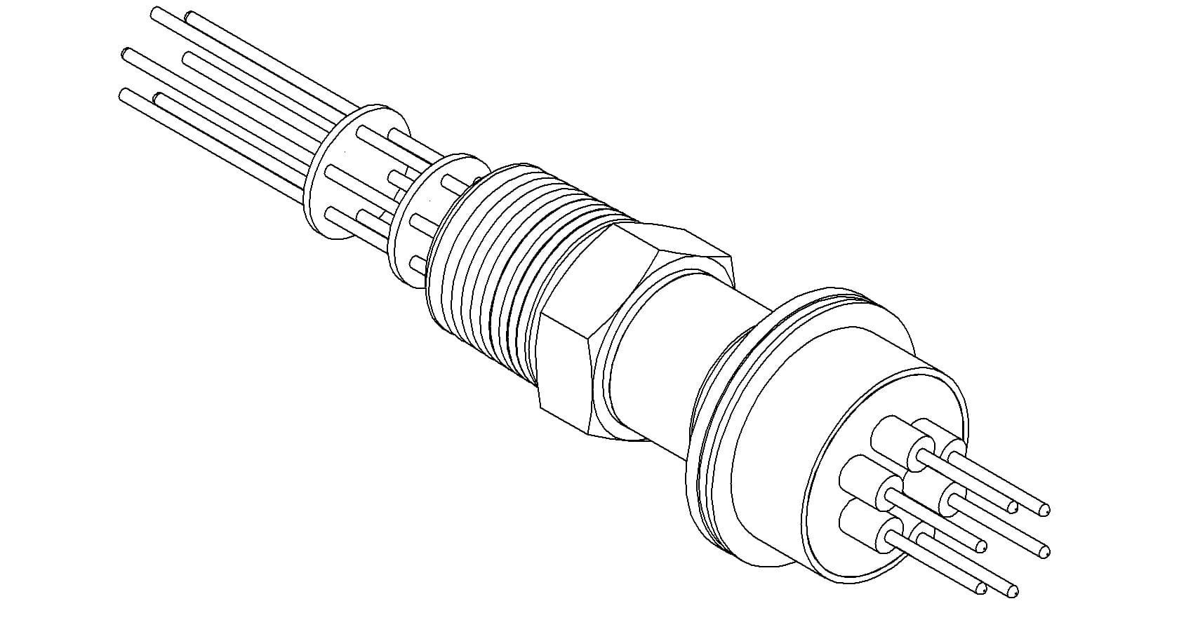 POWER, 2KV, 10A, 6PIN, ALUMEL, 1/2 NPT 제품 이미지
