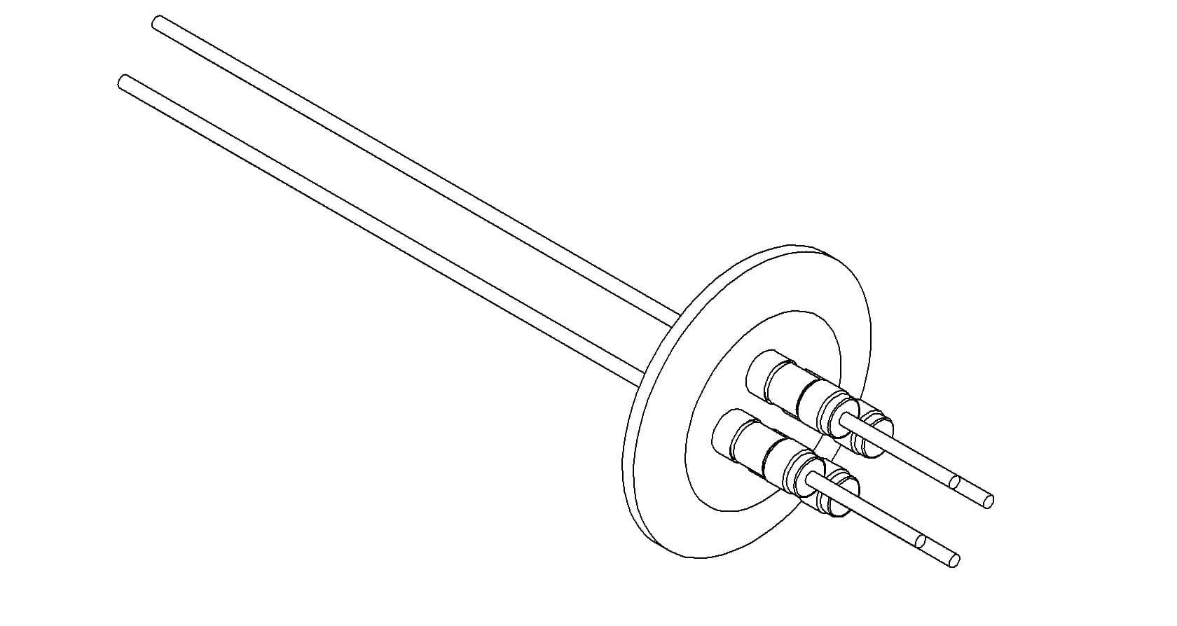 POWER, 5KV, 50A, 4PIN, COPPER, QF40