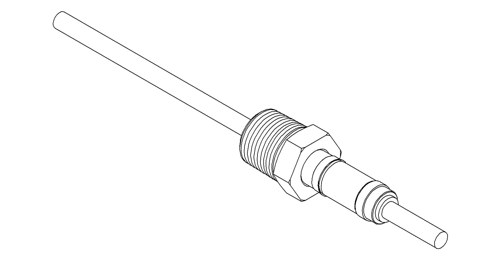 POWER, 5KV, 55A, 1PIN, NICKEL, 1/2 NPT