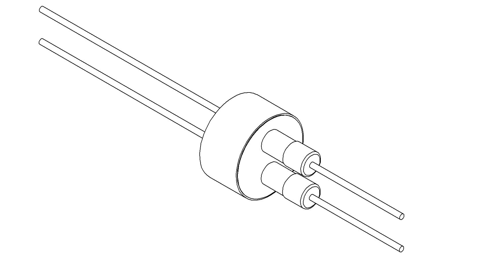 POWER, 5KV, 8A, 2PIN, NICKEL, WELD
