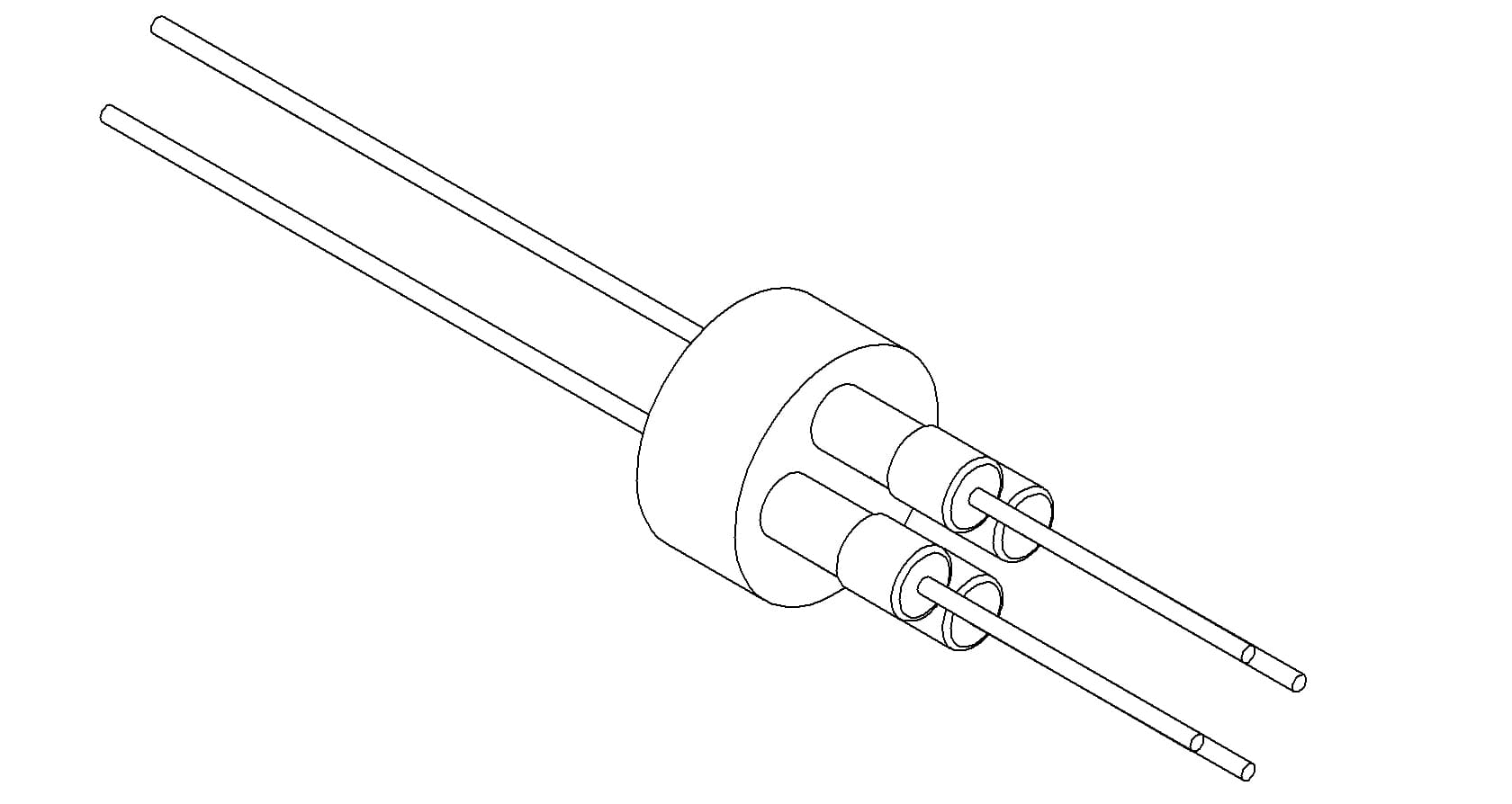 POWER, 5KV, 8A, 4PIN, NICKEL, WELD