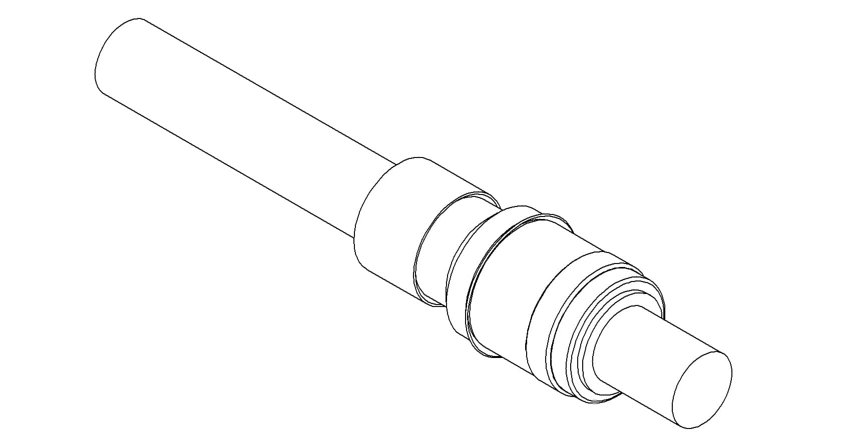 POWER, 8KV, 250A, 1PIN, NICKEL, WELD