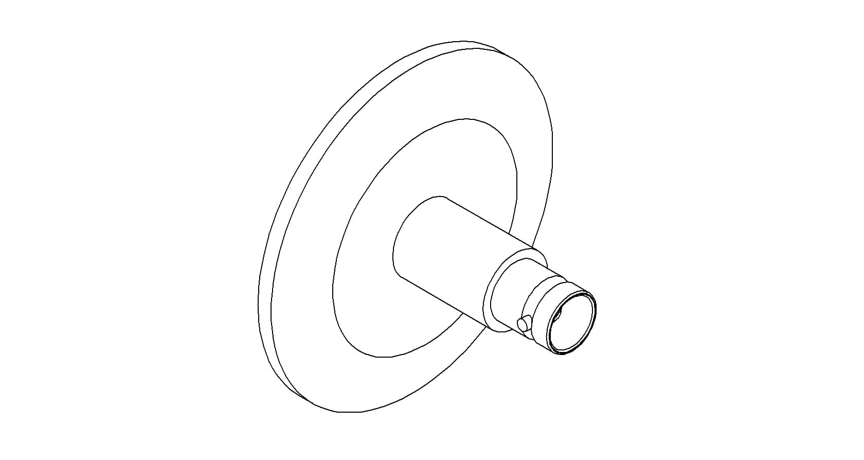 COAXIAL, BNC, 1 PIN, GROUNDED SHIELD, QF40 제품 이미지