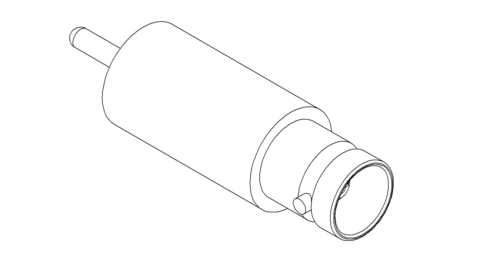 COAXIAL, BNC, 1 PIN, GROUNDED SHIELD, WELD 제품 이미지
