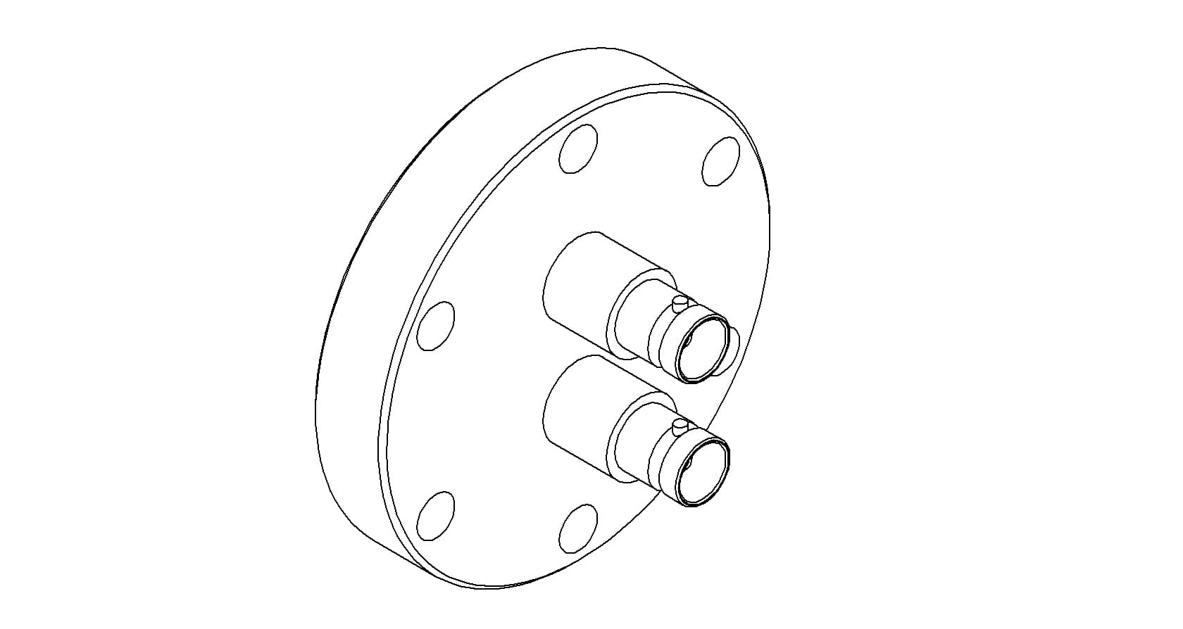 COAXIAL, BNC, 2 PINS, GROUNDED SHIELD, 275CF 제품 이미지