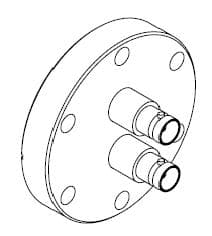 COAXIAL, BNC, 2 PINS, GROUNDED SHIELD, 275CF, NO CONNECTOR