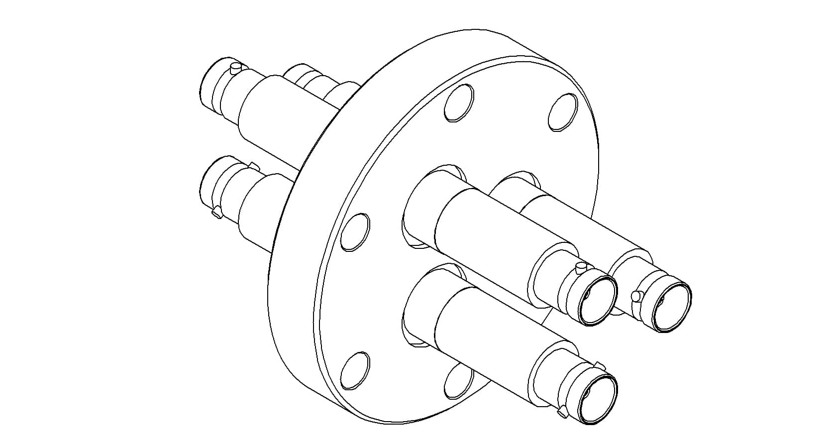 COAXIAL, BNC, 3 PIN, GROUNDED SHIELD, DOUBLE-ENDED, 275CF 제품 이미지