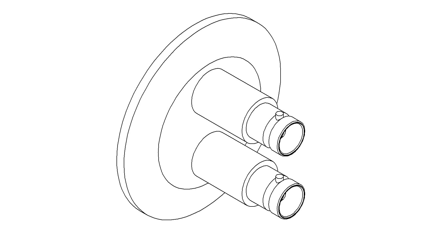 COAXIAL, MHV, 2 PIN, GROUNDED SHIELD, QF40 제품 이미지