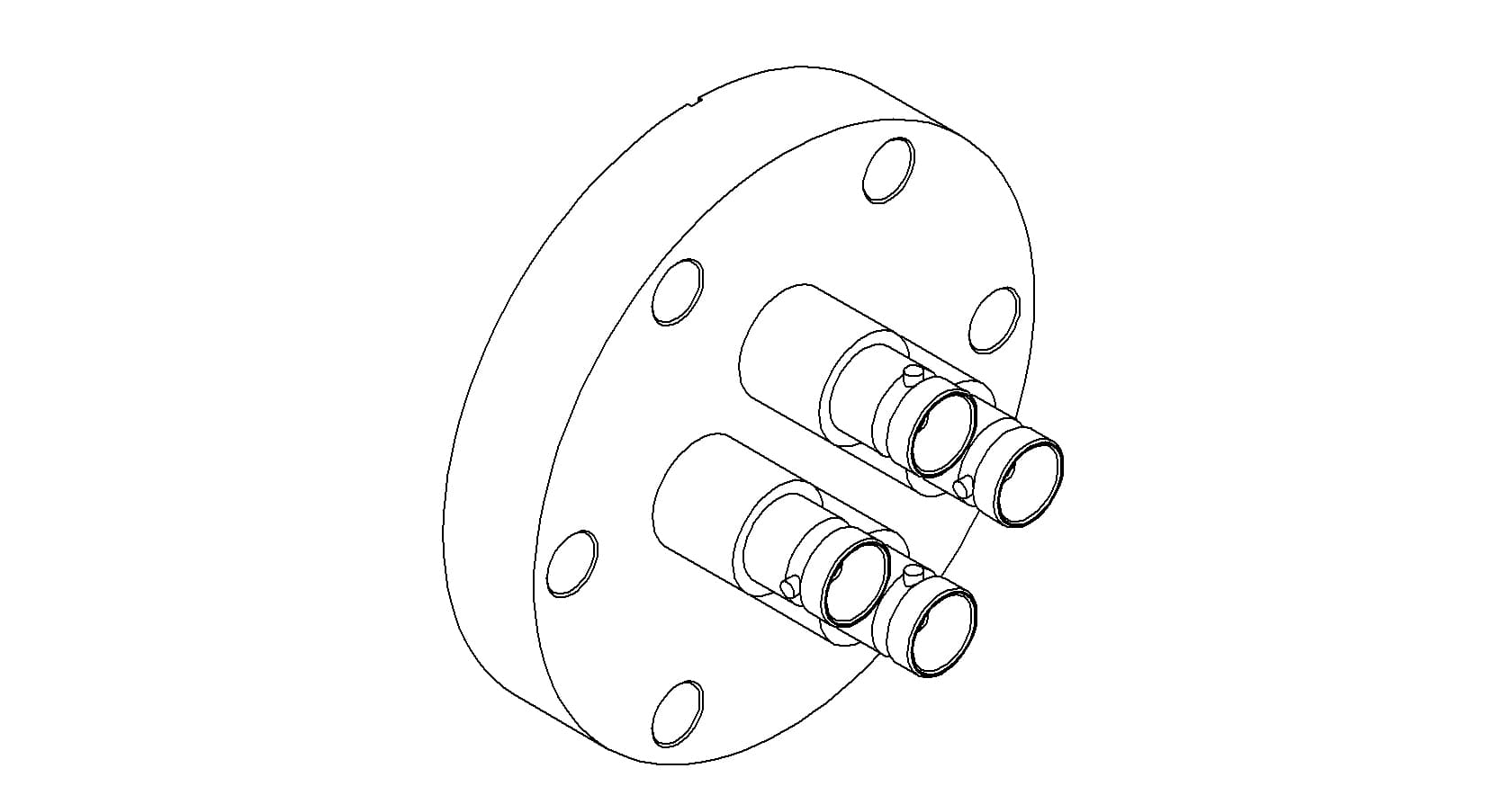 COAXIAL, MHV, 4 PINS, GROUNDED SHIELD, 275CF