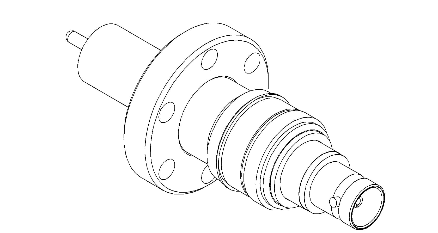 COAXIAL, MHV, 1 PIN, FLOATING SHIELD, 133CF