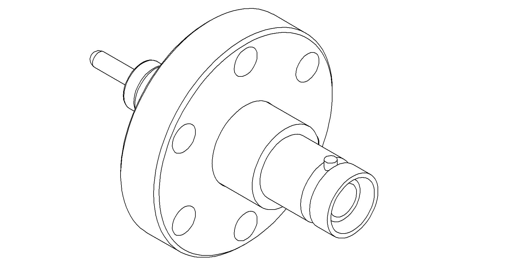 COAXIAL, SHV-5, 1 PIN, GROUNDED SHIELD, EXPOSED, 133CF 제품 이미지