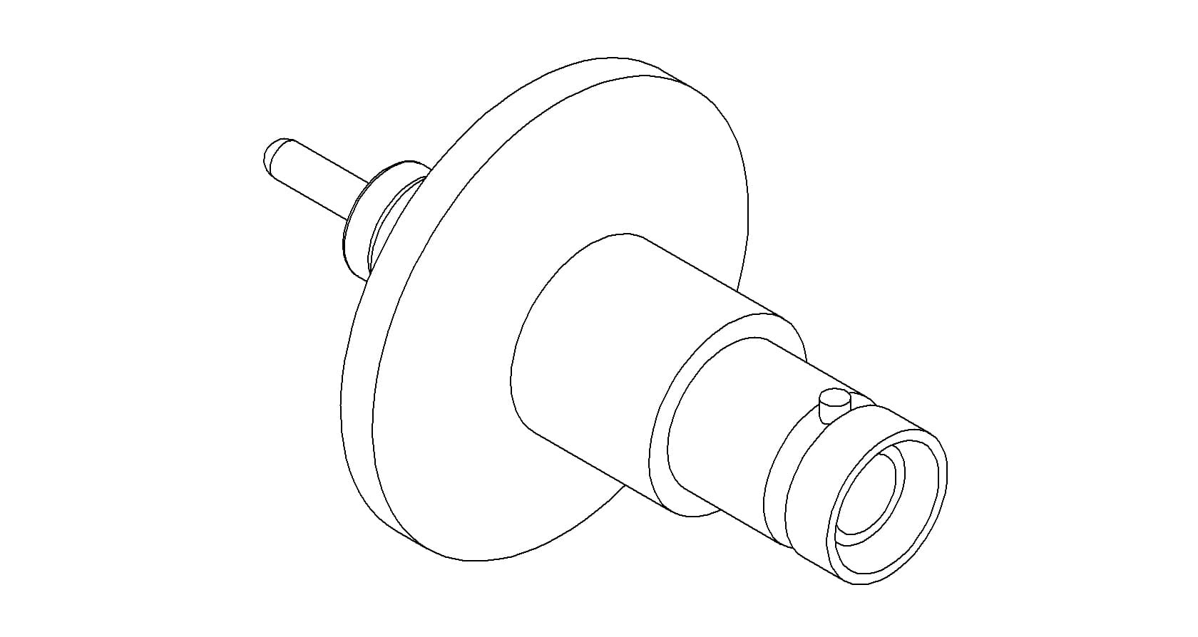 COAXIAL, SHV-5, 1 PIN, GROUNDED SHIELD, EXPOSED, QF16, NO CONNECTOR 제품 이미지