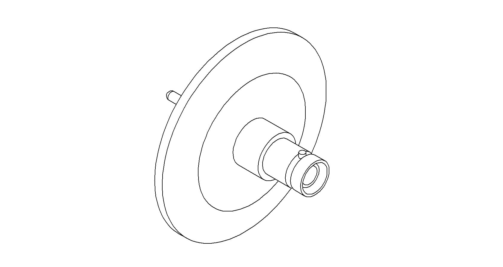 COAXIAL, SHV-5, 1 PIN, GROUNDED SHIELD, EXPOSED, QF40