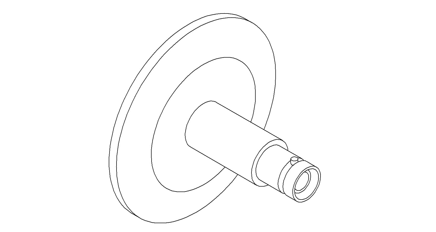 COAXIAL, SHV-5, 1 PIN, GROUNDED SHIELD, QF40