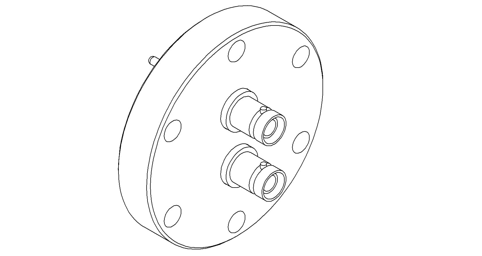 COAXIAL, SHV-5, 2 PIN, GROUNDED SHIELD, EXPOSED, 275CF 제품 이미지